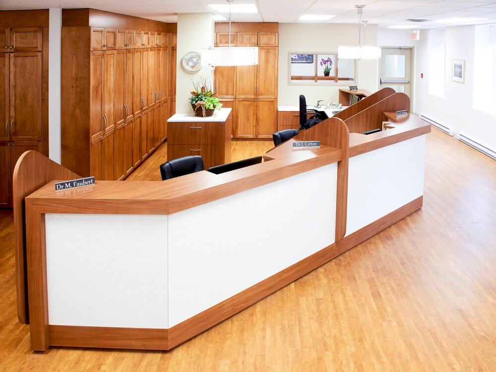 Réception centre dentaire Vieux Sherbrooke
